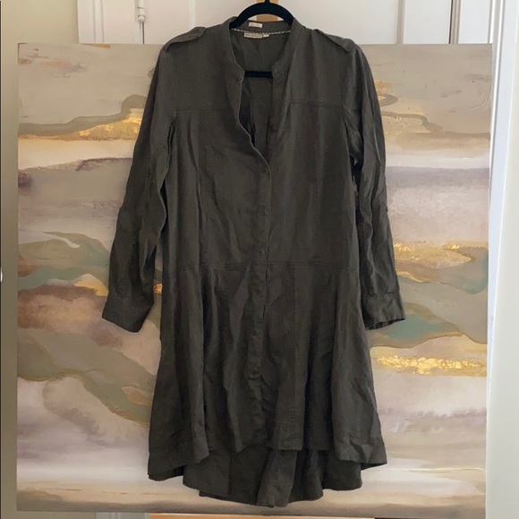 Anthropologie Dresses & Skirts - Anthropologie Holding Horses utility shirt dress
